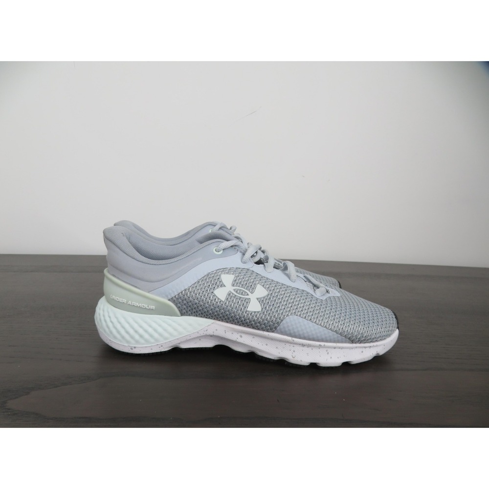 Under Armour Charged Escape 4 Shoes Womens 8 Gray Running Sneakers 3025426-100